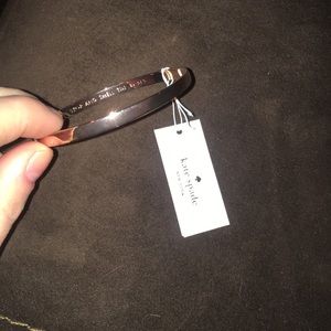 Rose gold kate spade bracelet